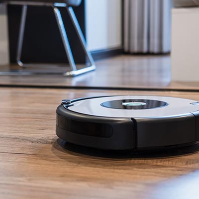 Robot vacuum cleaning