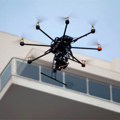 video recording drone inspects facility maintenance san diego southern california