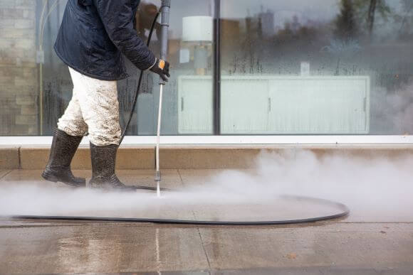 High Temperature Pressure Washing Commercial Property